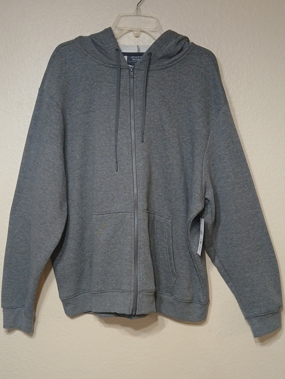 Athletic Works Men's Full-Zip Hooded Sweatshirt